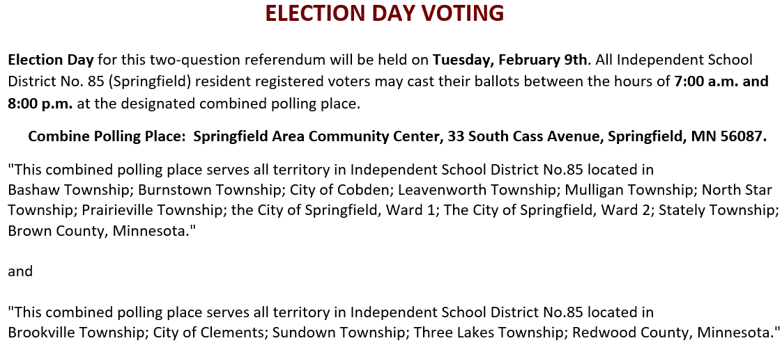 Day voting 